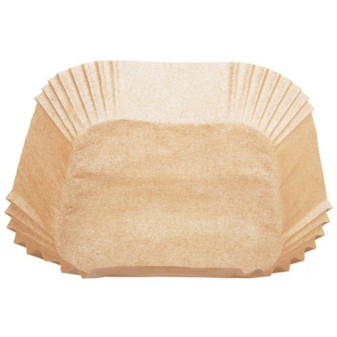 WKŁADY PAPIEROWE DO FRYTKOWNICY BEZTŁUSZCZOWEJ 21X21CM PAPIER 100 SZT ORION 120071