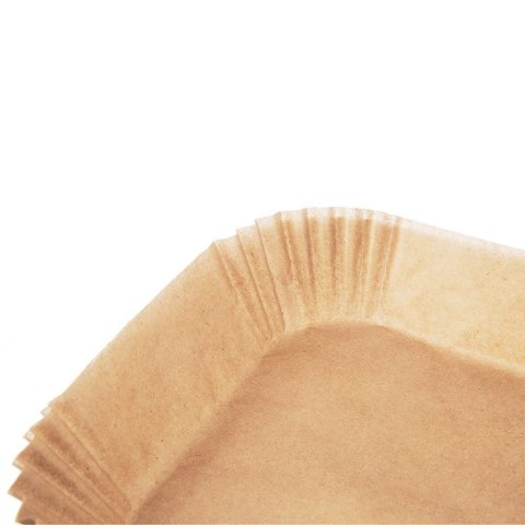 WKŁADY PAPIEROWE DO FRYTKOWNICY BEZTŁUSZCZOWEJ 21X21CM PAPIER 100 SZT ORION 120071