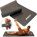 MATA FITNESS NBR ANTYPOŚLIZGOWA 183x61x1.5CM CZARNA + POKROWIEC ENERO FIT