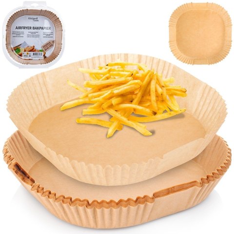 WKŁADY PAPIEROWE DO FRYTKOWNICY BEZTŁUSZCZOWEJ WKŁAD PAPIER 23CM 50 SZT HIT 279911
