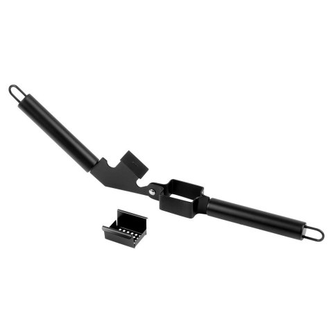 WYCISKACZ DO CZOSNKU STALOWY CZARNY PRASKA WYCISKARKA 19CM EXCELLENT HOUSEWARE 259739