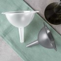 ZESTAW LEJKÓW KUCHENNYCH 2 SZTUKI 10/12 CM LEJEK DO BUTELEK SŁOIKÓW SOKÓW EXCELLENT HOUSEWARE 259705