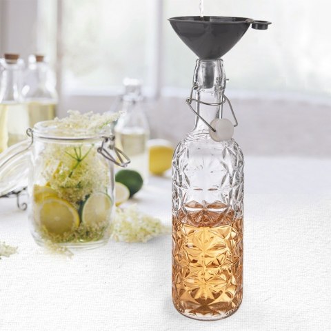 ZESTAW LEJKÓW KUCHENNYCH 3-ELE 8.5X4 / 10X5.5 / 11.5X7CM LEJEK DO BUTELEK SŁOIKÓW SOKÓW ORION 120458