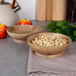 ZESTAW MISEK DREWNIANYCH DO SERWOWANIA 2 SZTUKI 16CM 400ML HOME STYLING COLLECTION 259648