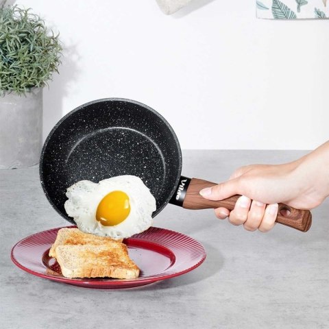 MINI PATELNIA GRANITOWA 16cm BLACK&WOOD 199058