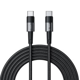 Kabel przewód USB-C PD 60W 3A 3m - szary
