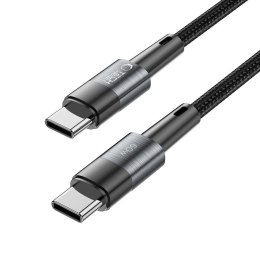 Kabel przewód USB-C PD 60W 3A 3m - szary