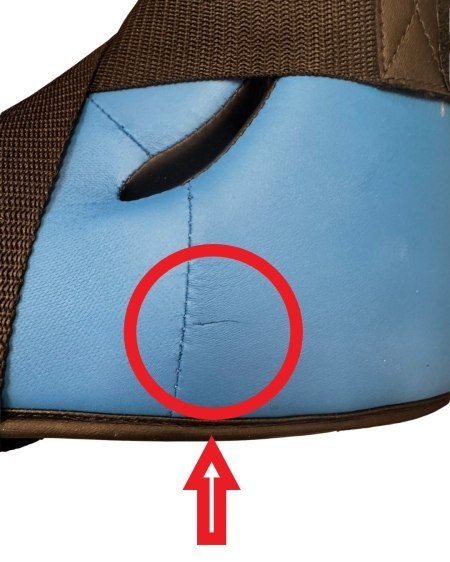 (W) Ochraniacze stóp OSPU-1 XL niebieskie