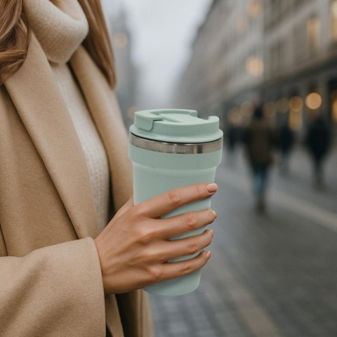 KUBEK TERMICZNY TURYSTYCZNY EXCELLENT HOUSEWARE 500L - ZIELONY