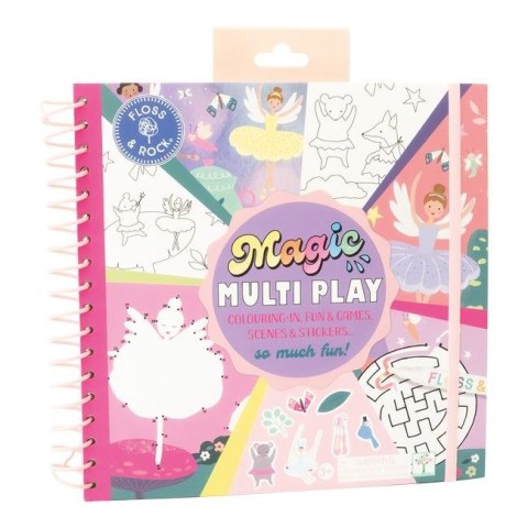 Magiczna kolorowanka wodna z zadaniami - Baletnice