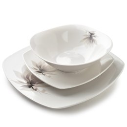 Komplet obiadowy Magnolia beżowy 18 el.