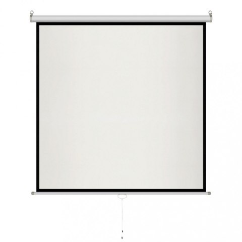 Ekran ręczny półautomat 1:1 96" 244x244cm MS-96 1:1