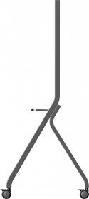 Stojak na kółkach MD-CART02-S1 55-86 cali Czarny