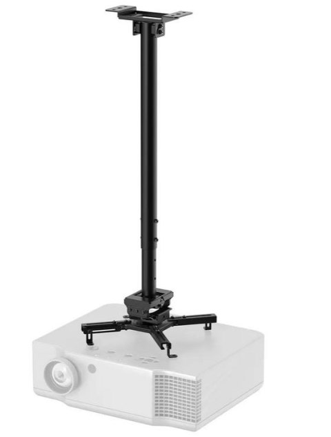 Uchwyt sufitowy do projektora CL25-550BL1 h:74,5-114,5 cm czarny