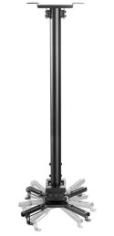 Uchwyt sufitowy do projektora CL25-550BL1 h:74,5-114,5 cm czarny