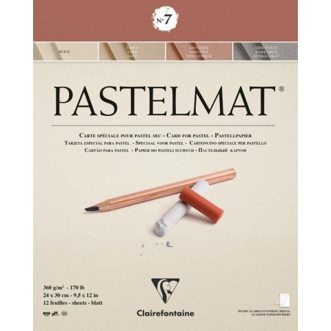 Blok Pastelmat n°7 24x30 cm, 360g, 12ark