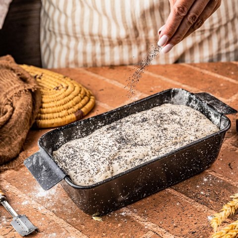 FORMA KEKSÓWKA DO CHLEBA 24x13,5cm Z WKŁADKĄ KINGHOFF KH-1953