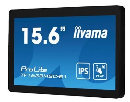 Monitor 15.6 cala ProLite TF1633MSC-B1 IPS,poj.10pkt.450cd,IP54
