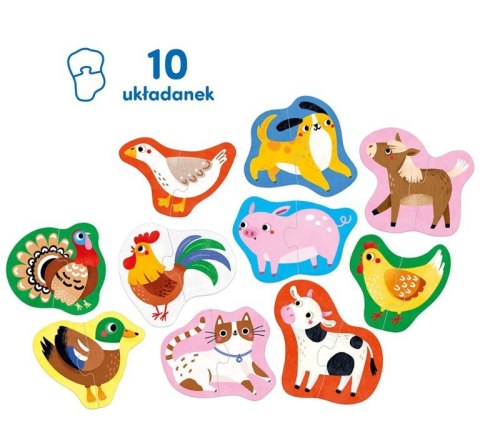 Puzzle do pary - Moje zwierzątka