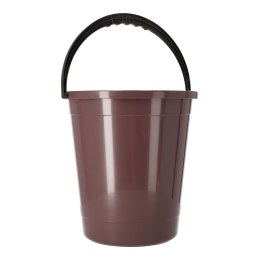 Uniwersalne wiadro 12L, POLSKI PRODUKT - brązowe