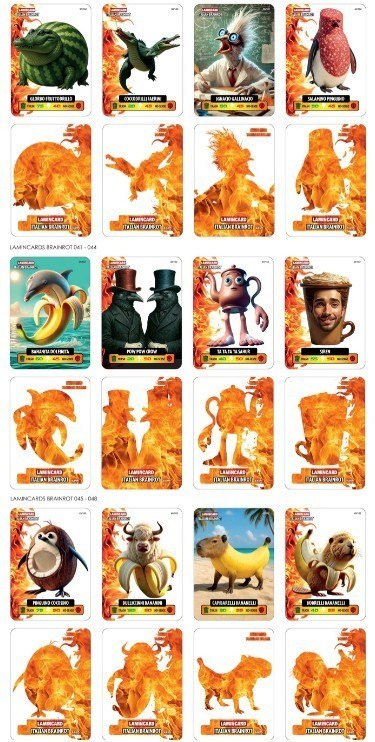 Brainrot Karty saszetka display 24 sztuk