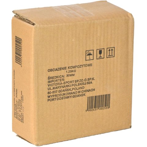 OBCIĄŻENIE BETONOWE 1,25 KG ENERO FIT fi29MM