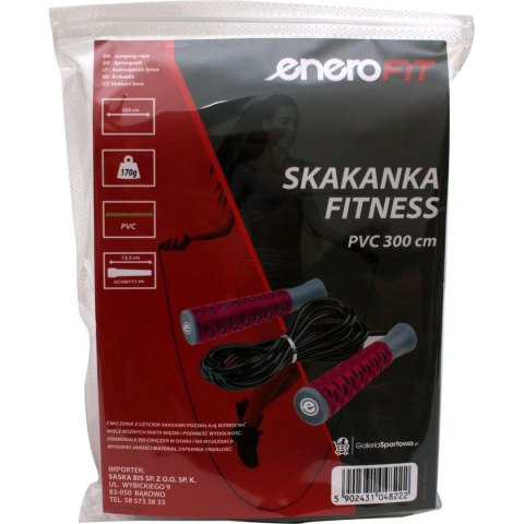 SKAKANKA FITNESS PVC 300CM RÓŻOWA ENERO FIT