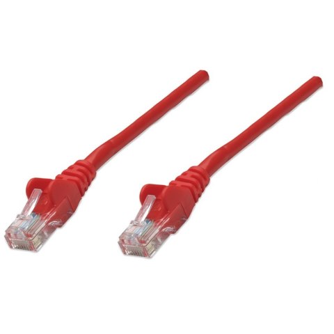 INTELLINET Patchcord Cat6 UTP 10 m 100% Cu czerwony 343756