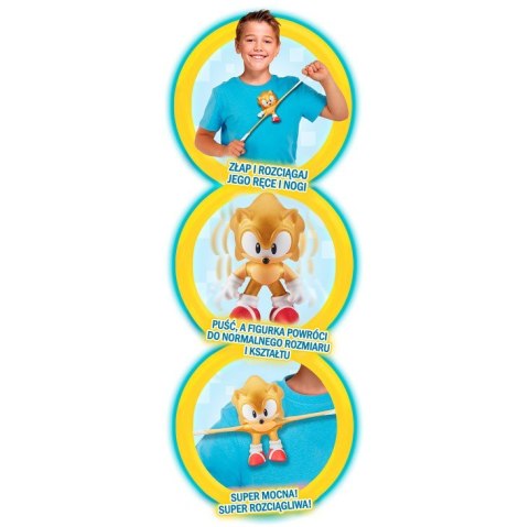 Figurka Stretch Złoty Sonic
