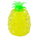 Gniotek Ananas Owoc Antystresowy Z Kulkami Hydrożelowymi Żółty