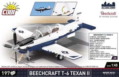 Klocki Samolot Beechcraft T-6 197 elementów