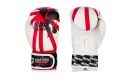 (W) Rękawice bokserskie MJE - RPU-KM białe POFARBOWANE