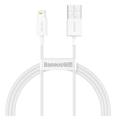 Kabel BASEUS Superior USB-A-Lightning 1m (biały)