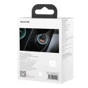 Ładowarka samochodowa Baseus Golden Contactor Pro, 2x USB, 40W (szara) + kabel USB do USB-C 1m (czarny)