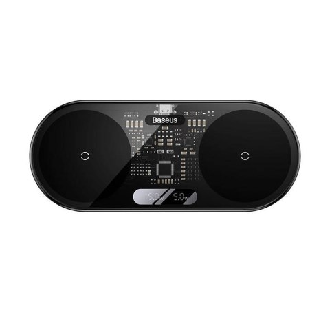 Ładowarka indukcyjna BASEUS Digital LED Display 20W Qi 2w1