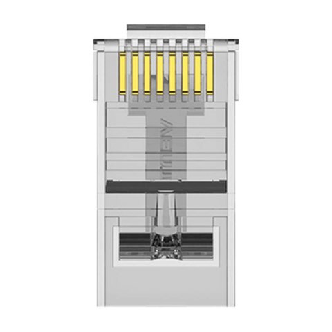 Wtyczka modułowa RJ45 CAT6 UTP Vention IDDR0-100 przezroczysta 100 szt.