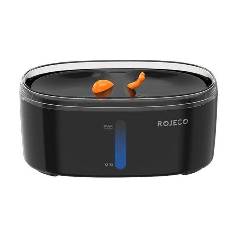 Inteligentna fontanna/poidło dla psa i kota Rojeco 2,5L (czarne)