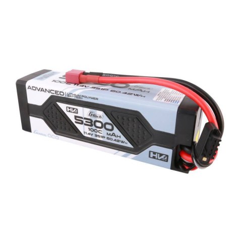 Akumulator Gens ace Advanced G-Tech 5300mAh 11.4V 3S1P 100C HV car Lipo Hardcase z konektorem Deans Plug
