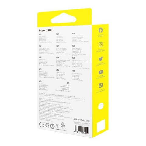 Kabel BASEUS Free2Draw USB-A-USB-C/Lightning/micro 1.1m (czarny)