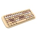 Bezprzewodowa klawiatura mechaniczna MOFII z Bluetooth ROMI 2.4G (Brązowa)