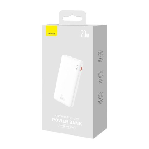 Powerbank BASEUS Airpow 10000mAh 20W (biały)