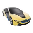 Samochód zdalnie sterowany RASTAR R/C 1:24 BMW i8- wrażliwy na promieniowanie UV (biało-żółty)
