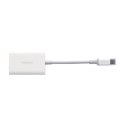 Czytnik kart UGREEN CM265 USB-C 2w1 (biały)