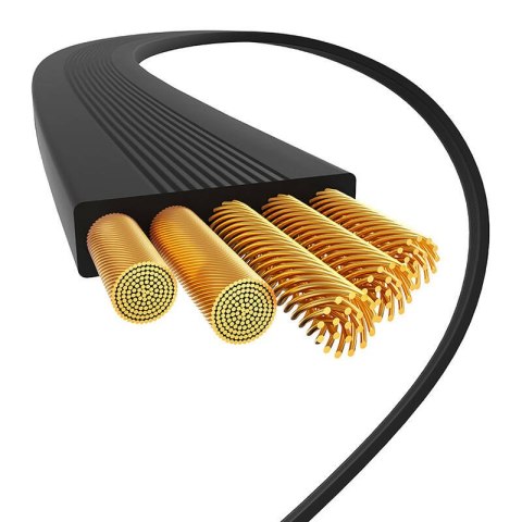 Kabel BASEUS Free2Pull USB-C-USB-C 100W (czarny)