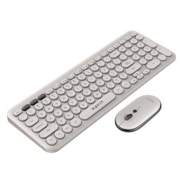 Bezprzewodowy zestaw gamingowy 2w1 Havit KB254GCM klawiatura + mysz (szary) (QWERTY)
