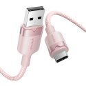 Kabel USB 2.0 A do USB-C 3A Vention CTNPH 2M (różowy)
