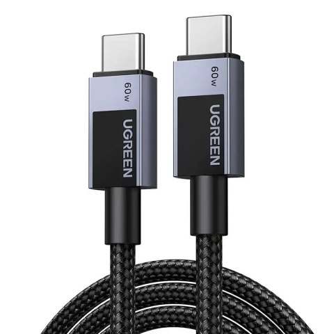 Kabel UGREEN L524 USB-C-USB-C 3m 60W (szary)