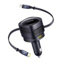 Ładowarka samochodowa BASEUS Enjoyment Max 90W USB-C/Lightning (czarna)
