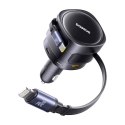 Ładowarka samochodowa BASEUS Enjoyment Max 90W USB-C/Lightning (czarna)