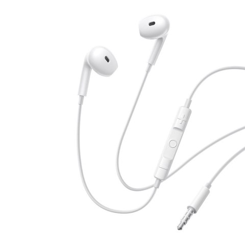 Przewodowe słuchawki douszne Baseus Encok HZ19 Białe